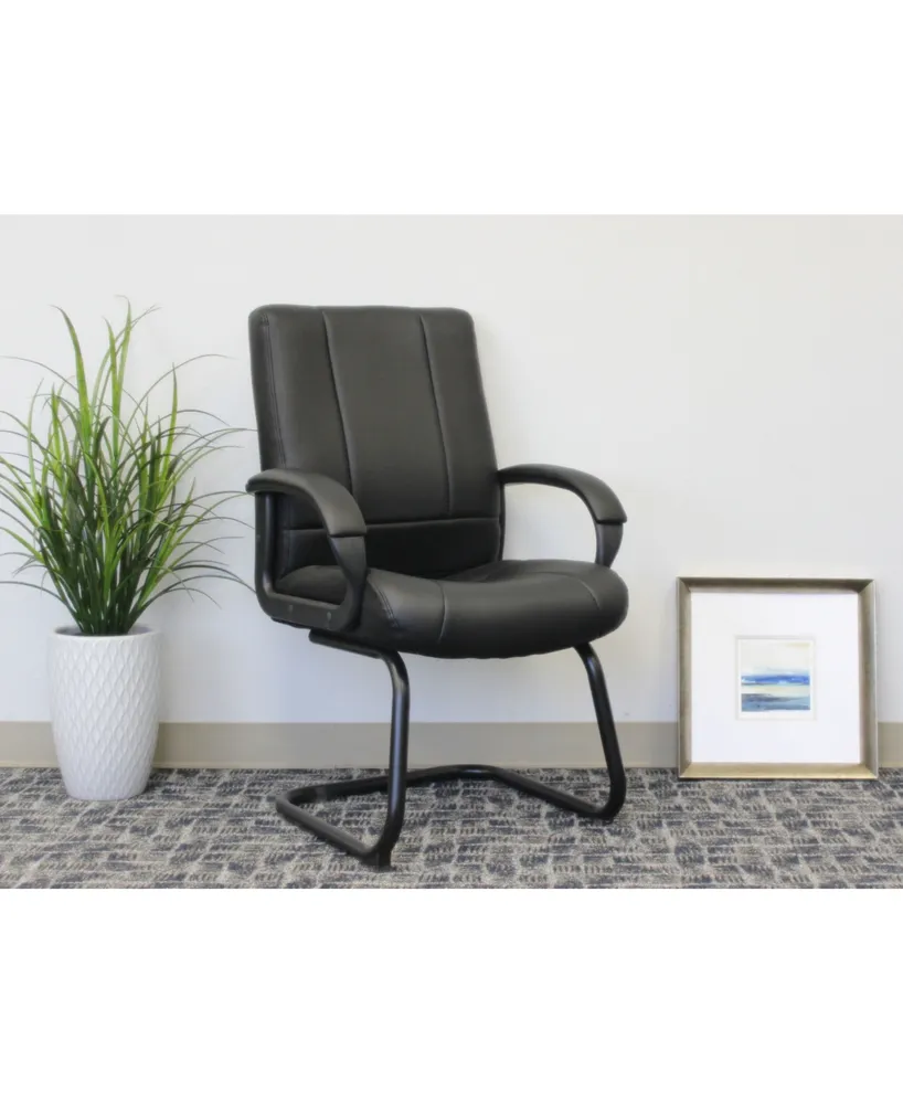 Boss Office Products Caressoft Mid Back Guest Chair