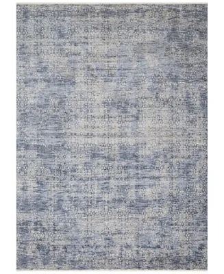 Loloi Valves Vls-03 Dark Blue 18" Square Area Rug