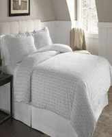 Pointehaven Fair Isle Superior Weight Cotton Flannel Duvet Cover Set