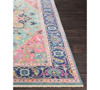 Closeout! Surya Antique Atq-1015 Teal 8' x 11' Area Rug