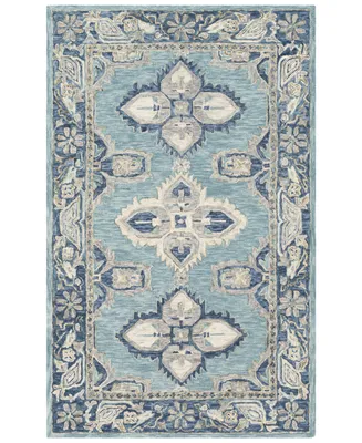 Surya Bonifate Bft-1000 Aqua 2' x 3' Area Rug