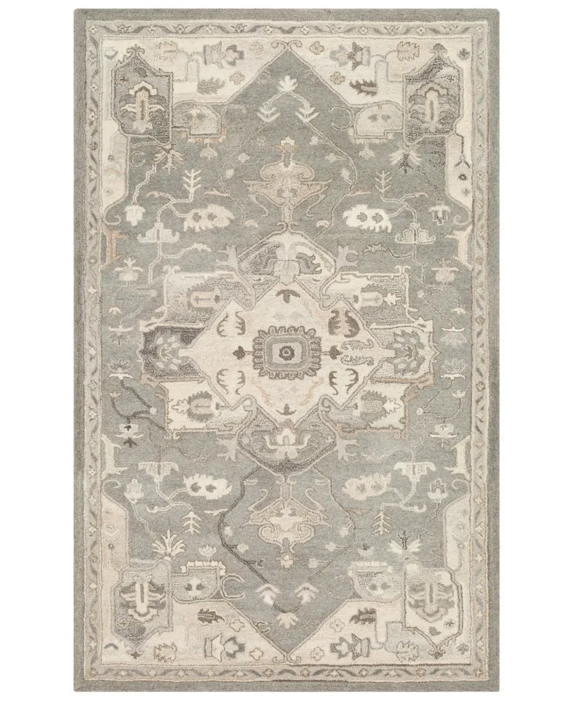 Livabliss Caesar Cae-1196 Charcoal 2' x 3' Area Rug