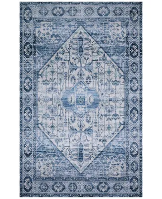 Justina Blakeney Cielo Cie-02 Ivory/Denim 5' x 7'6" Area Rug