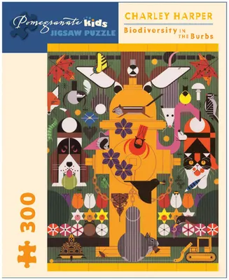 Charley Harper - Biodiversity in the Burbs Jigsaw Puzzle