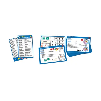 Junior Learning 50 Dice Activities Learning Game
