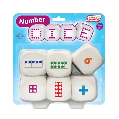 Junior Learning Number Dice Educational Learning Game
