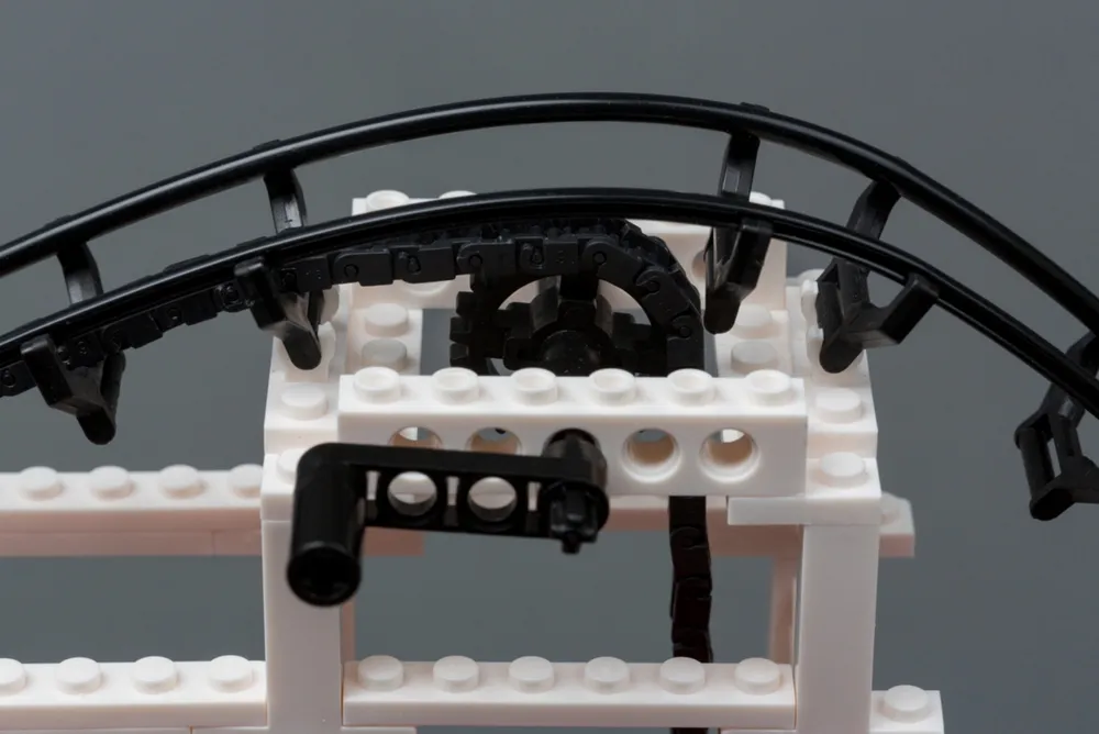 Cdx Blocks Brick Construction Cyclone Roller Coaster Building Set