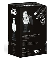 Exquisite Gaming Cable Guy Controller and Phone Holder Star Wars Empires Elite Stormtrooper 8"