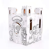 Easy Playhouse Fairy Tale Castle Cardboard Playhouse