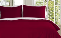 Lotus Home Water and Stain Resistant Microfiber Duvet Cover Mini Set