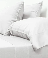 Cariloha Classic 4 Piece Twill Sheet Set Queen Viscose Material Extra Soft Cooling For Hot Sleepers Corner Bands