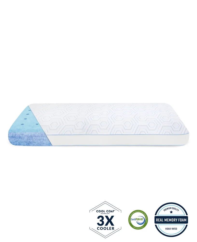 SensorGel Arctic Gusset Gel-Infused Memory Foam Pillow with Cool Coat Technology