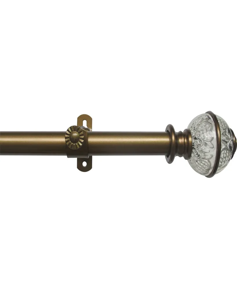 Achim Camino Lancaster, Decorative Rod & Finial, 28" - 48"