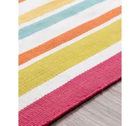 Surya Maritime Mtm-1010 Bright Pink 2' x 3' Indoor/Outdoor Area Rug