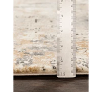Livabliss Pune Pun-2300 Beige 2'7" x 10'3" Runner Area Rug