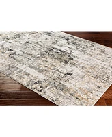 Livabliss Quatro Qua-2300 Medium Gray 5'3" x 7'3" Area Rug