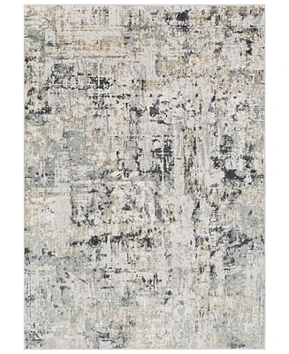 Livabliss Quatro Qua-2302 Silver Gray 5'3" x 7'3" Area Rug