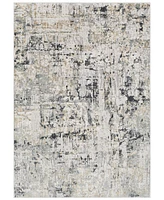 Livabliss Quatro Qua-2302 Silver Gray 5'3" x 7'3" Area Rug