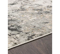 Livabliss Quatro Qua-2302 Silver Gray 5'3" x 7'3" Area Rug