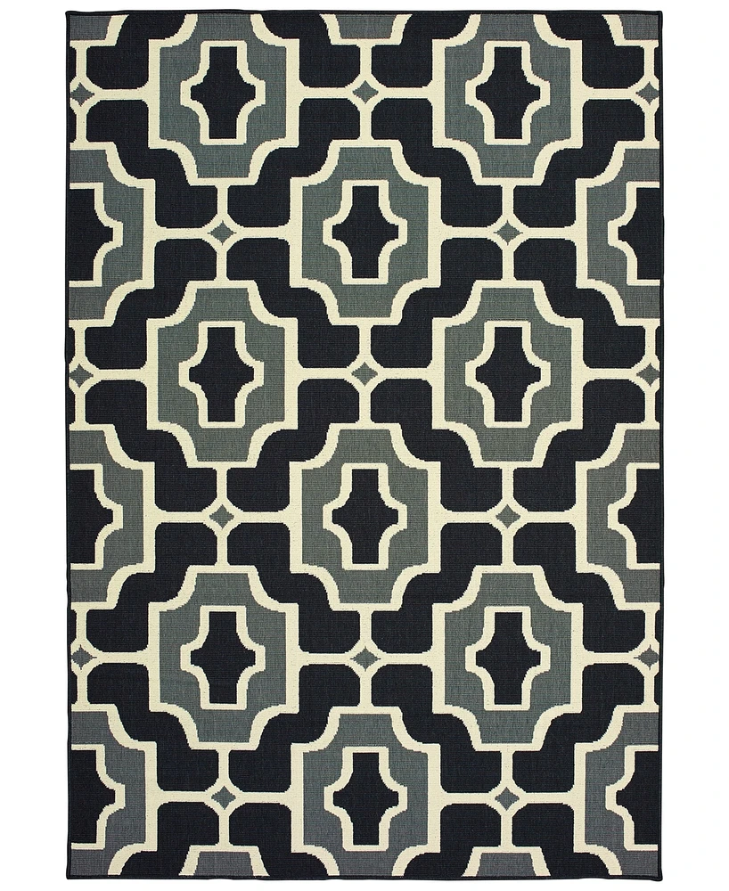 Oriental Weavers Marina 1491Z 7'10" x 10'10" Indoor/Outdoor Area Rug