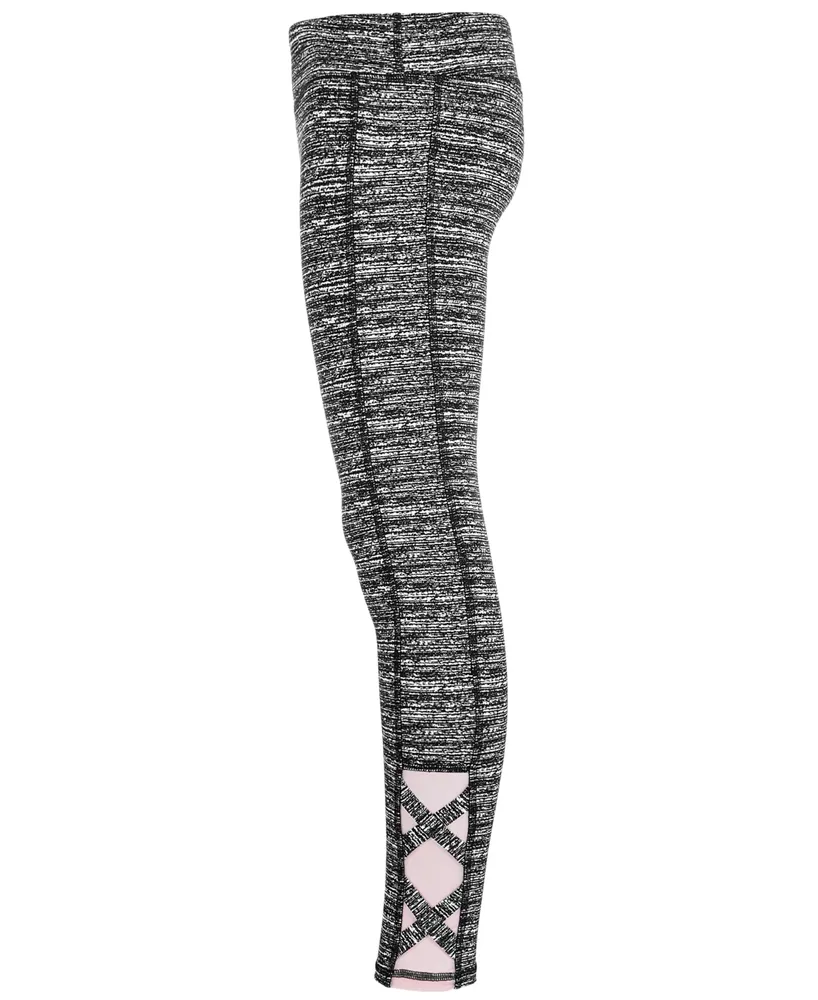 Id Ideology Big Girls Static-Print Caged Leggings, Created for Macy's