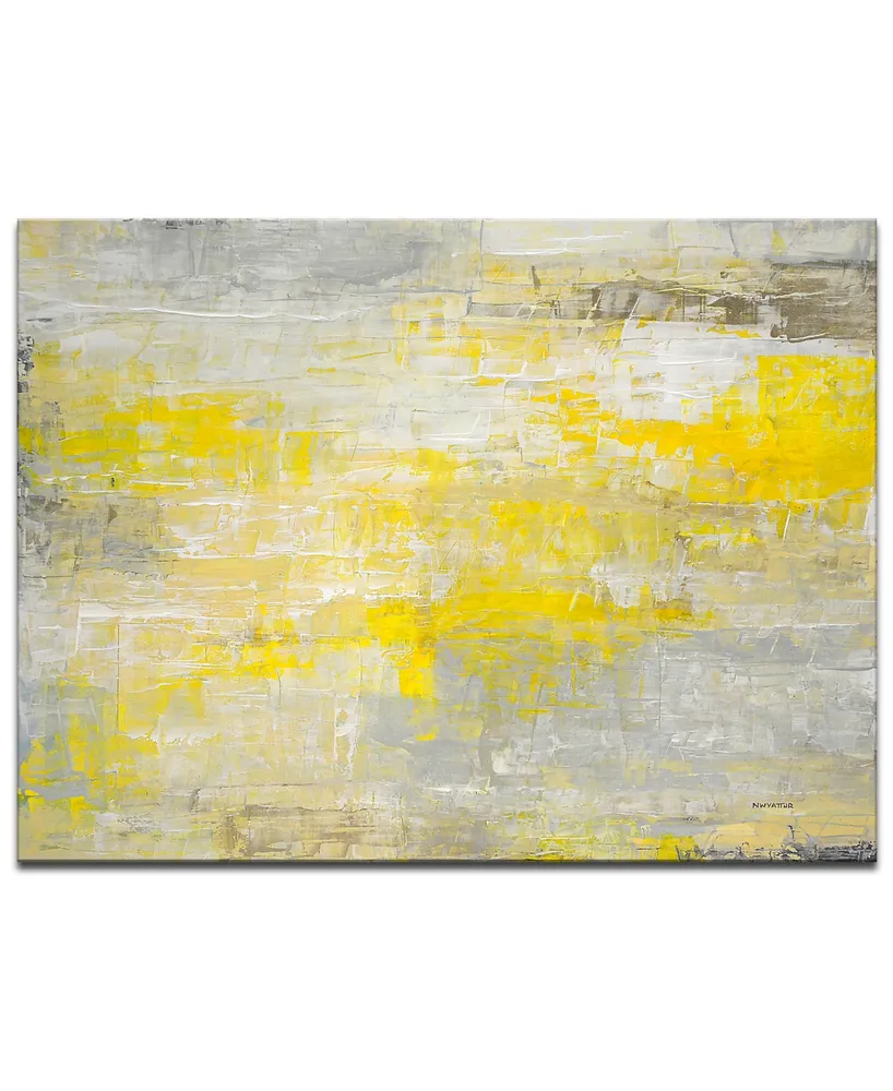 Ready2HangArt 'Yellow Breeze' Canvas Wall Art