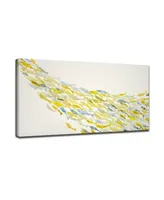 Ready2HangArt 'Yellow Wave' Canvas Wall Art