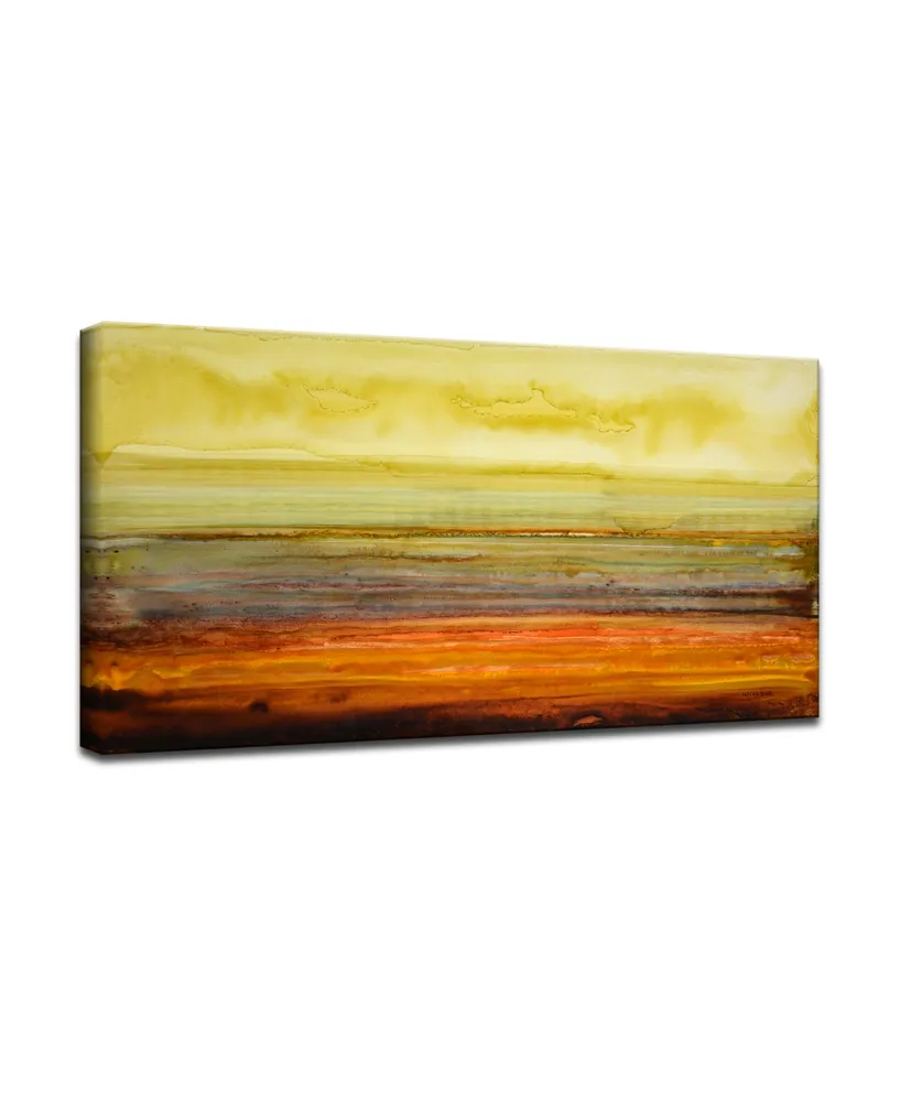 Ready2HangArt 'Amber Horizon' Canvas Wall Art