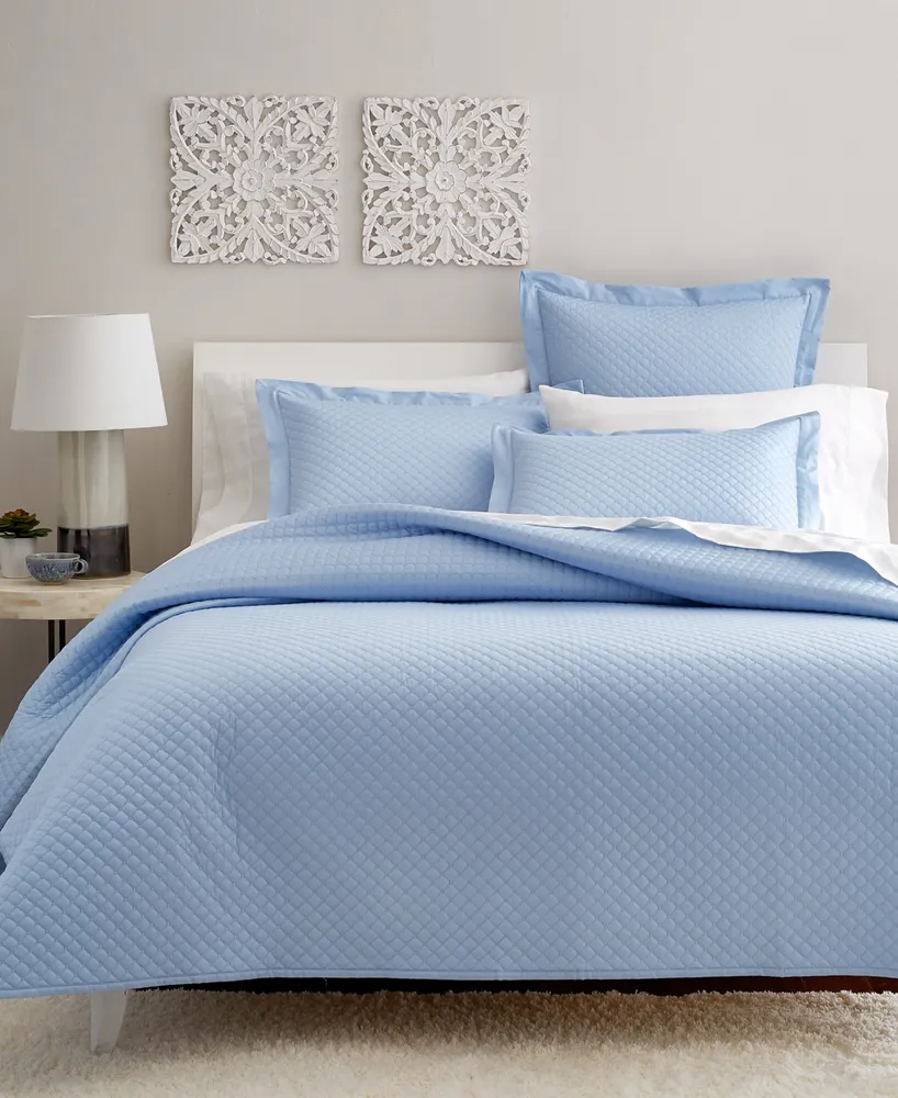 Charter Club Damask Quilted Cotton 3-Pc. Coverlet Set, Full/Queen, Exclusively at Macy's