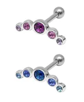 Bodifine Stainless Steel and Brass Set of 2 Colors Tragus