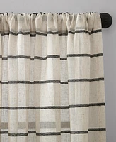 Clean Window Twill Stripe Anti-Dust Curtain Panel, 52" x 95"