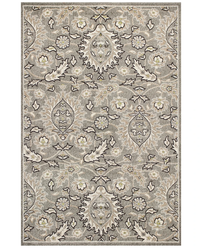 Kas Lucia Artisan 2750 Grey 3'3" x 4'11" Indoor/Outdoor Area Rug