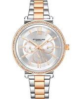 Women's Rose Gold-Tone Link Bracelet Multi-Function Watch 40mm