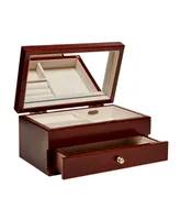 Mele & Co. Brynn Wooden Jewelry Box with Florentine Marquetry Motif