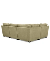 Radley Fabric -Pc. Sectional Sofa with Corner Piece