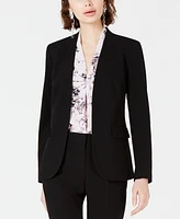 Bar Iii Women's Collarless Open-Front Blazer