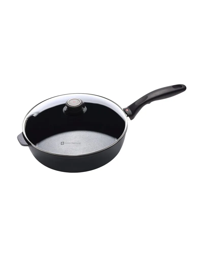 Swiss Diamond Hd Induction Saute Pan with Lid - 10.25" , 3.8 Qt