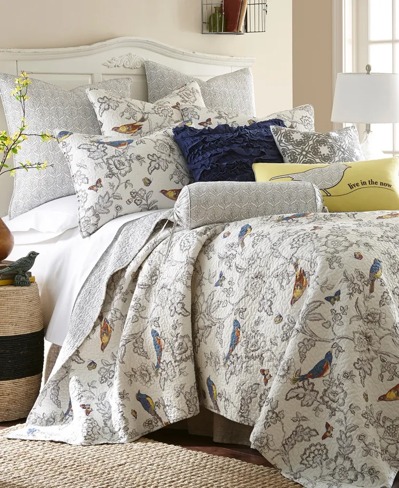 Levtex Mockingbird -Pc. Quilt Set