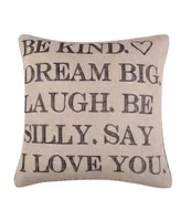 Levtex Santa Fe Be Kind Decorative Pillow, 20" x 20"