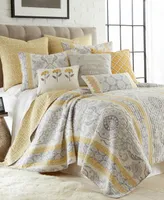 Levtex St. Claire Damask Reversible -Pc. Quilt Set