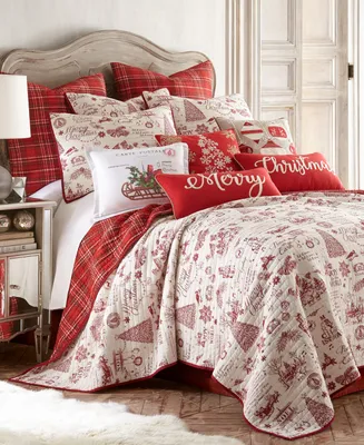 Levtex Yuletide Toile 2-Pc. Quilt Set, Twin