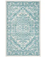 Safavieh Adirondack 108 Ivory and Teal 3' x 5' Area Rug