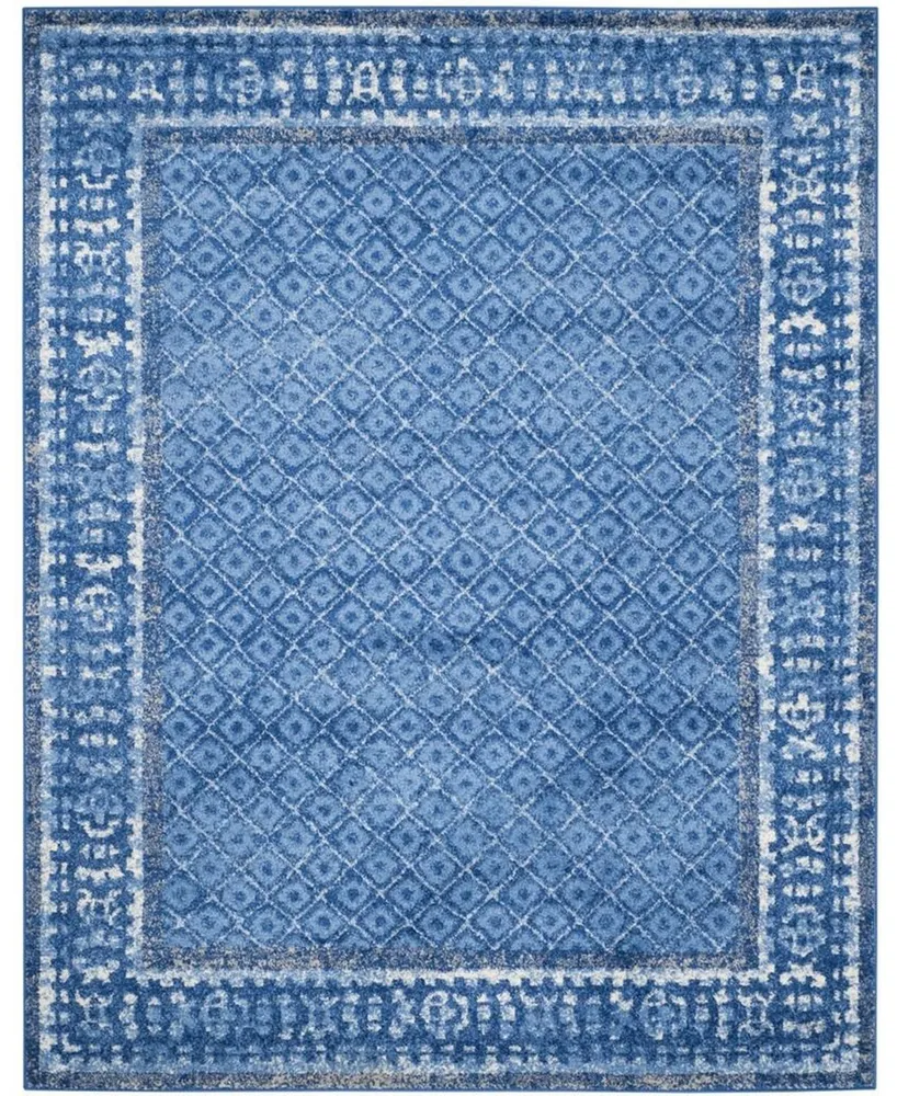 Safavieh Adirondack Light Blue and Dark Blue 8' x 10' Area Rug