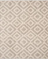 Safavieh Amsterdam AMS105 Ivory and Mauve 6'7" x 6'7" Sisal Weave Square Outdoor Area Rug