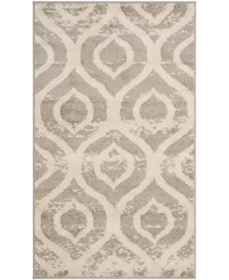Safavieh Amsterdam AMS107 Ivory and Mauve 3' x 5' Outdoor Area Rug