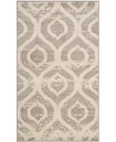 Safavieh Amsterdam AMS107 Ivory and Mauve 3' x 5' Outdoor Area Rug