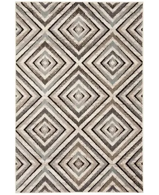 Safavieh Amsterdam Cream and Beige 5'1" x 7'6" Outdoor Area Rug