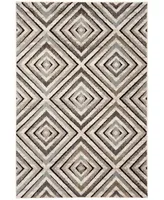 Safavieh Amsterdam Cream and Beige 5'1" x 7'6" Outdoor Area Rug