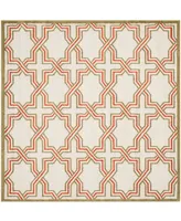 Safavieh Amherst AMT413 Ivory and Light Green 7' x 7' Square Area Rug