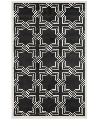 Safavieh Amherst AMT413 Anthracite and Ivory 4' x 6' Area Rug